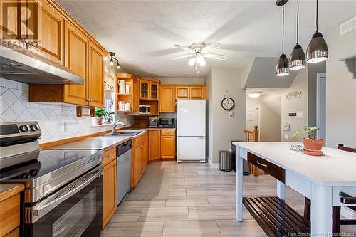 24 Greenhaven, Moncton, NB - Indoor Photo Showing Kitchen With Double Sink