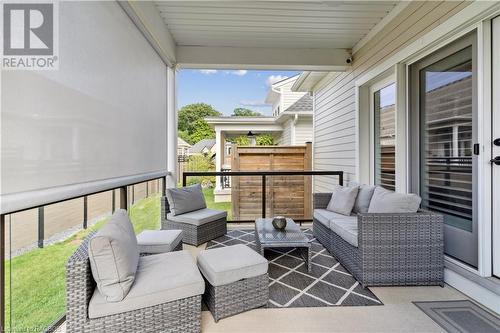 Privacy Porch - 7 Sassafras Row, Fort Erie, ON - Outdoor With Deck Patio Veranda With Exterior