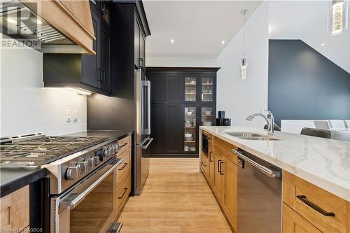 Galley - 7 Sassafras Row, Fort Erie, ON - Indoor Photo Showing Kitchen With Double Sink With Upgraded Kitchen