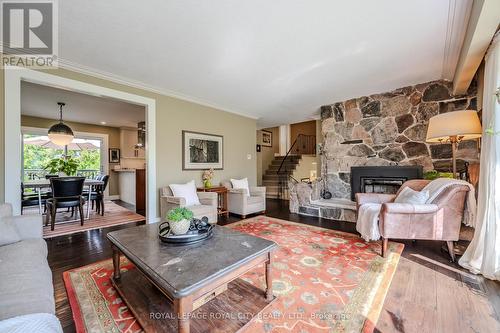 940 Watson Road, Puslinch, ON - Indoor Photo Showing Living Room With Fireplace