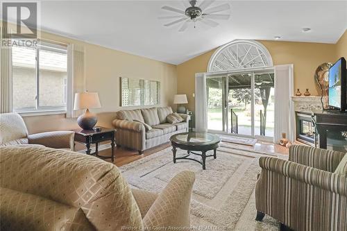 1217 Imperial Crescent, Windsor, ON - Indoor Photo Showing Living Room With Fireplace