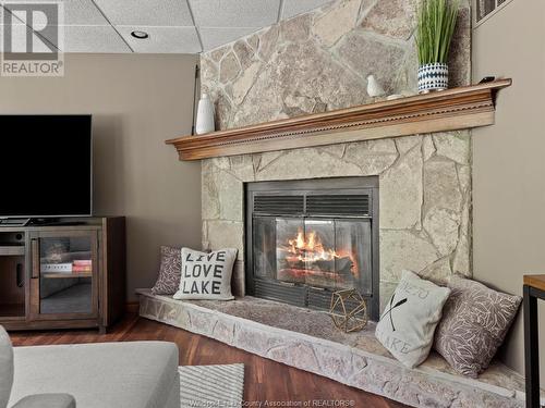 1339 County Rd 27, Lakeshore, ON - Indoor Photo Showing Living Room With Fireplace