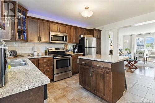 21 Ruby, Moncton, NB - Indoor Photo Showing Kitchen With Stainless Steel Kitchen With Double Sink