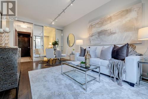 104 - 21 Scollard Street, Toronto, ON - Indoor Photo Showing Living Room With Fireplace