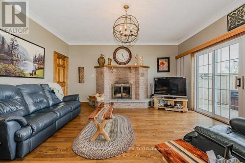 8108 Wellington Rd 22, Centre Wellington, ON - Indoor Photo Showing Living Room With Fireplace