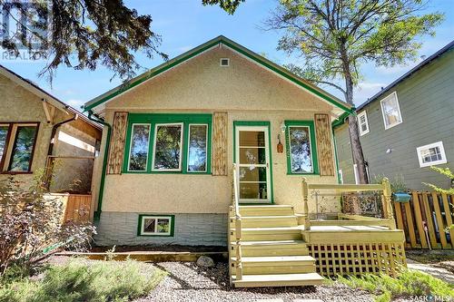 2345 Elphinstone Street, Regina, SK - Outdoor With Deck Patio Veranda With Facade