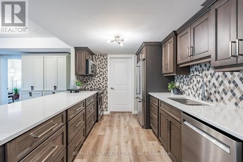 303 - 908 Mohawk Road, Hamilton (Huntington), ON - Indoor Photo Showing Kitchen With Double Sink With Upgraded Kitchen