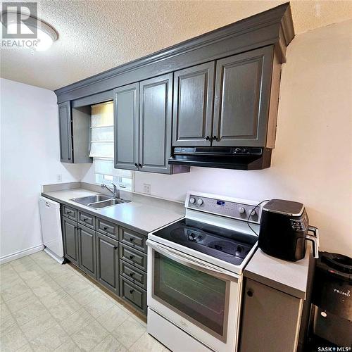 1117 Asquith Drive, Esterhazy, SK - Indoor Photo Showing Kitchen With Double Sink