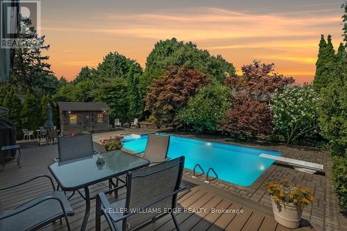 3159 South Drive, Burlington, ON - Outdoor With In Ground Pool With Deck Patio Veranda