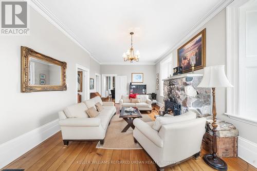 7243 Concession 1, Puslinch, ON - Indoor Photo Showing Living Room With Fireplace