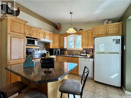 188 Bellevue Street, Edmundston, NB - Indoor Photo Showing Kitchen With Double Sink