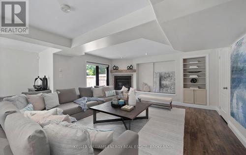 1486 Greenvalley Trail, Oshawa (Taunton), ON - Indoor Photo Showing Living Room With Fireplace