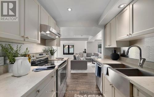 1486 Greenvalley Trail, Oshawa (Taunton), ON - Indoor Photo Showing Kitchen With Double Sink With Upgraded Kitchen