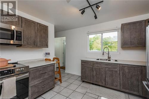 732 Airport Road, North Bay, ON - Indoor Photo Showing Kitchen With Double Sink