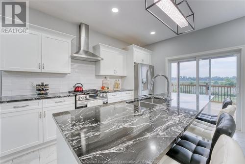 51 Kingsbridge Drive, Amherstburg, ON - Indoor Photo Showing Kitchen With Double Sink With Upgraded Kitchen