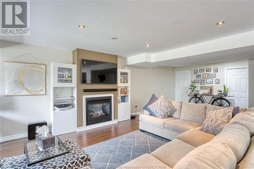 2475 Maitland, Windsor, ON - Indoor Photo Showing Living Room With Fireplace