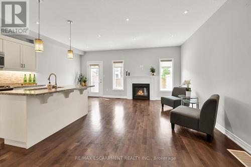 34 Carmel Drive, Hamilton, ON - Indoor With Fireplace