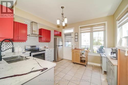 1 Corner Lane, Toronto (Bendale), ON - Indoor Photo Showing Kitchen With Stainless Steel Kitchen With Double Sink