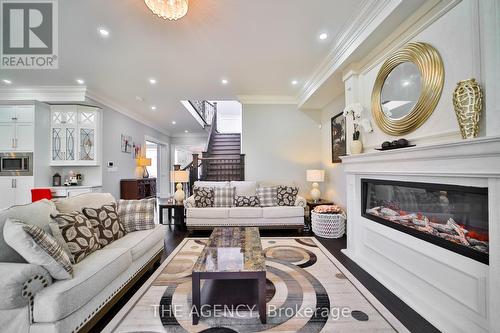 97 Cleta Drive, Toronto (Kennedy Park), ON - Indoor Photo Showing Living Room With Fireplace