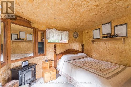 3404 Base Line, Otonabee-South Monaghan, ON - Indoor Photo Showing Bedroom With Fireplace