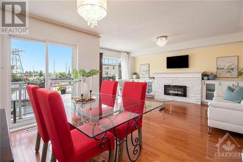 157 Corinth Private, Ottawa, ON - Indoor Photo Showing Living Room With Fireplace