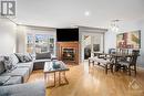 544 Chardonnay Drive, Ottawa, ON  - Indoor Photo Showing Living Room With Fireplace 