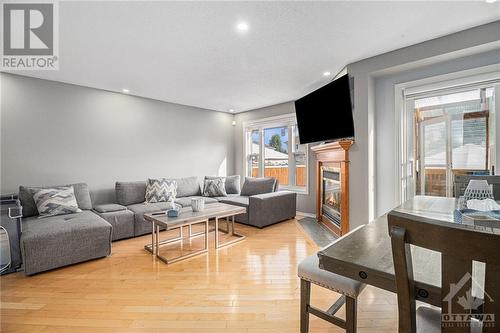 544 Chardonnay Drive, Ottawa, ON - Indoor Photo Showing Living Room With Fireplace