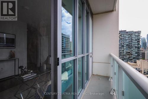 2105 - 77 Mutual Street, Toronto, ON - Outdoor With Balcony With Exterior