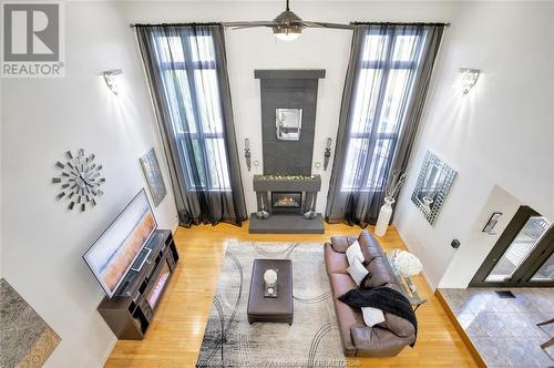 6060 Catherine Duransky Drive, Essex, ON - Indoor Photo Showing Living Room With Fireplace