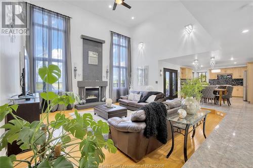 6060 Catherine Duransky Drive, Essex, ON - Indoor Photo Showing Living Room With Fireplace