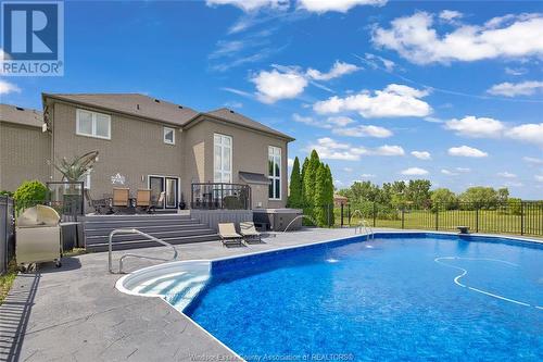 6060 Catherine Duransky Drive, Essex, ON - Outdoor With In Ground Pool With Backyard