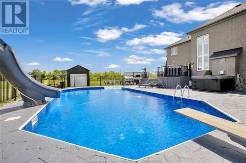 6060 Catherine Duransky Drive, Essex, ON - Outdoor With In Ground Pool With Backyard