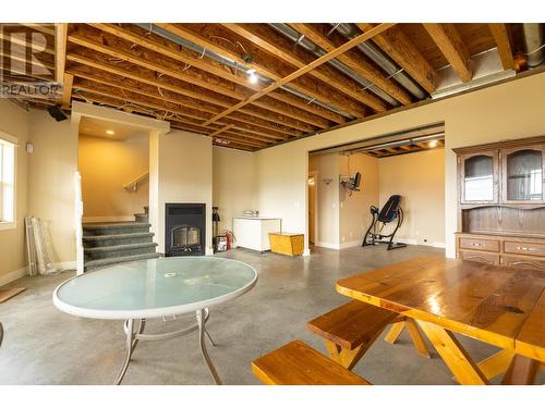 788 Deer Drive, Kamloops, BC - Indoor Photo Showing Basement With Fireplace