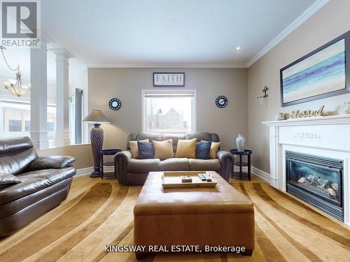 1970 Mill Street, Innisfil (Alcona), ON - Indoor Photo Showing Living Room With Fireplace