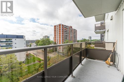 704 - 15 Elizabeth Street N, Mississauga (Port Credit), ON - Outdoor With Balcony With View With Exterior