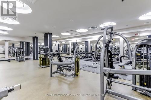 1901 - 80 Absolute Avenue, Mississauga (City Centre), ON - Indoor Photo Showing Gym Room