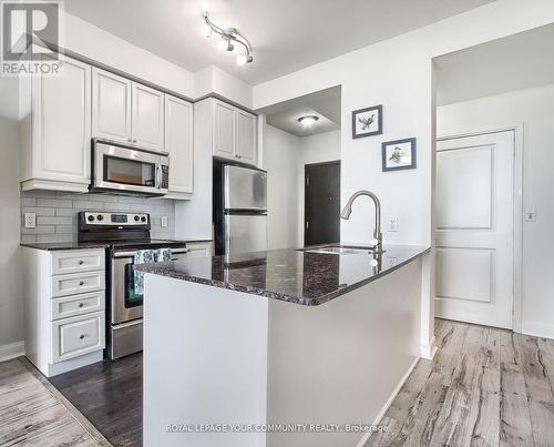 1901 - 80 Absolute Avenue, Mississauga (City Centre), ON - Indoor Photo Showing Kitchen With Stainless Steel Kitchen With Upgraded Kitchen