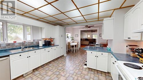 1109 Main Street, Moosomin, SK - Indoor Photo Showing Kitchen With Double Sink