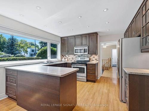 30 Hi Mount Dr, Toronto, ON - Indoor Photo Showing Kitchen With Upgraded Kitchen