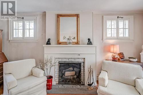 200 William Street, Oakville, ON - Indoor Photo Showing Living Room With Fireplace