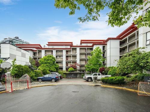 303-455 Sitkum Rd, Victoria, BC - Outdoor With Balcony With Facade