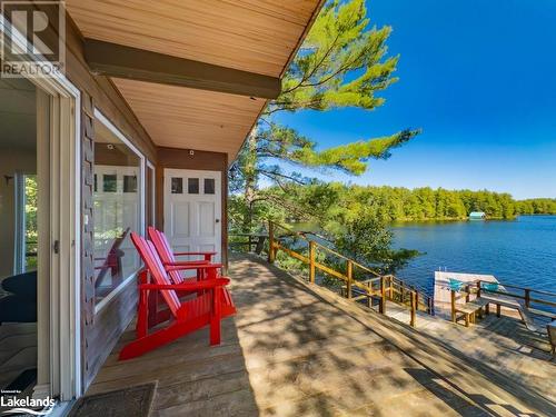 Deck - 3 Harris Lake Road, Wallbridge, ON - Outdoor With Body Of Water With Deck Patio Veranda With Exterior