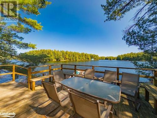 Deck - 3 Harris Lake Road, Wallbridge, ON - Outdoor With Body Of Water With Deck Patio Veranda With View