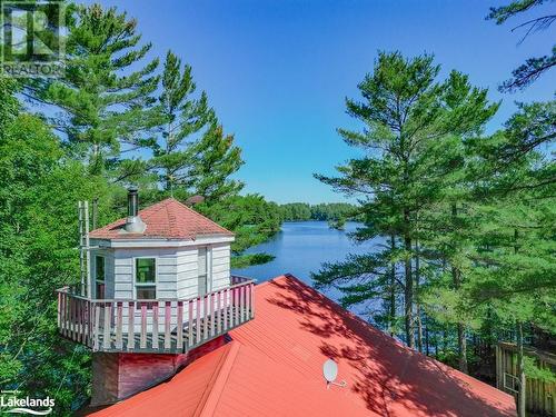 Upper Tower - 3 Harris Lake Road, Wallbridge, ON - Outdoor With Body Of Water With Deck Patio Veranda