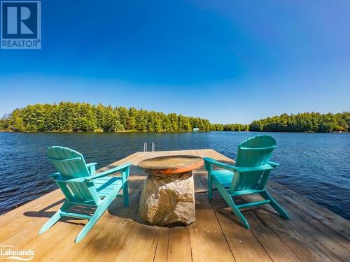 View from dock - 3 Harris Lake Road, Wallbridge, ON - Outdoor With Body Of Water With View