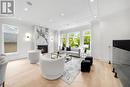 227 Connaught Avenue, Toronto, ON  - Indoor Photo Showing Living Room With Fireplace 