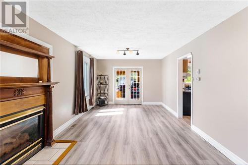 105 Black Lake Road, Lively, ON - Indoor Photo Showing Living Room With Fireplace