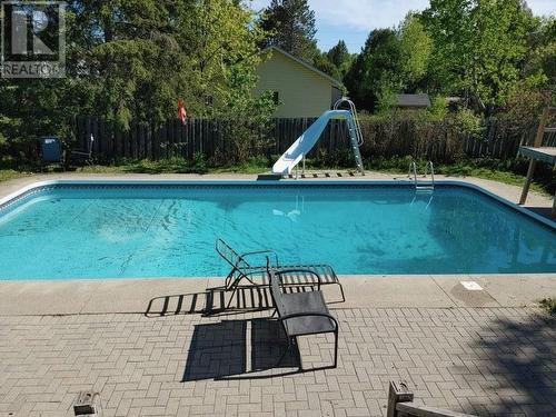 105 Black Lake Road, Lively, ON - Outdoor With In Ground Pool With Backyard