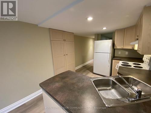 Lower - 2 Rougecrest Drive, Markham (Markham Village), ON - Indoor Photo Showing Kitchen With Double Sink