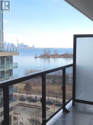 705 - 65 Annie Craig Drive, Toronto (Mimico), ON - Outdoor With Body Of Water With Balcony With View